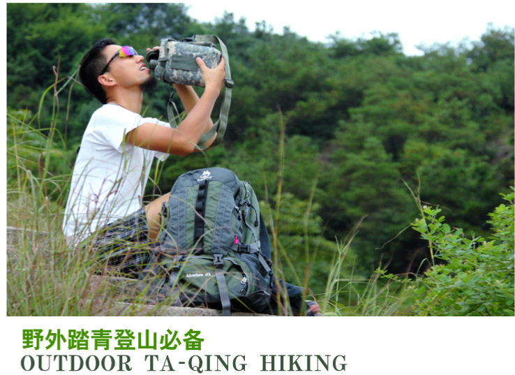 战术背包户外登山包 骑行野营双肩背包徒步旅游包尼龙防雨40L详情16