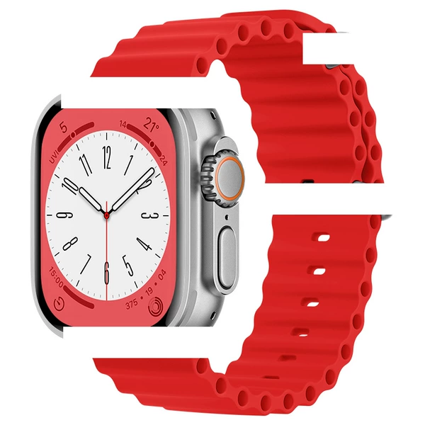 06# red (silver buckle)