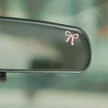 外贸车贴后视镜创意迷你蝴蝶结装饰车窗创意个性对装贴纸