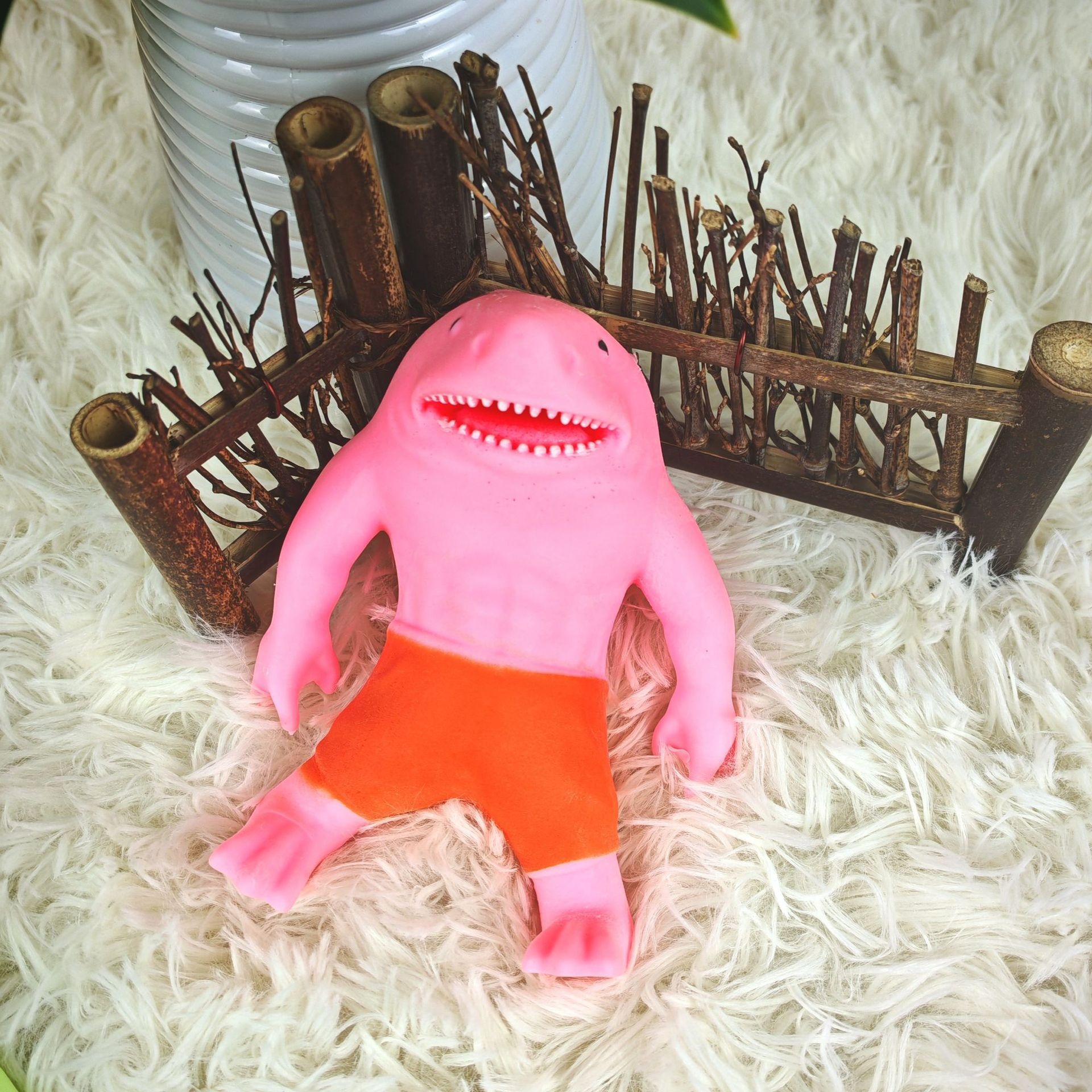 Juguete de descompresión de tiburón monstruo, serie sin arena, divertido, nuevo producto de alta calidad