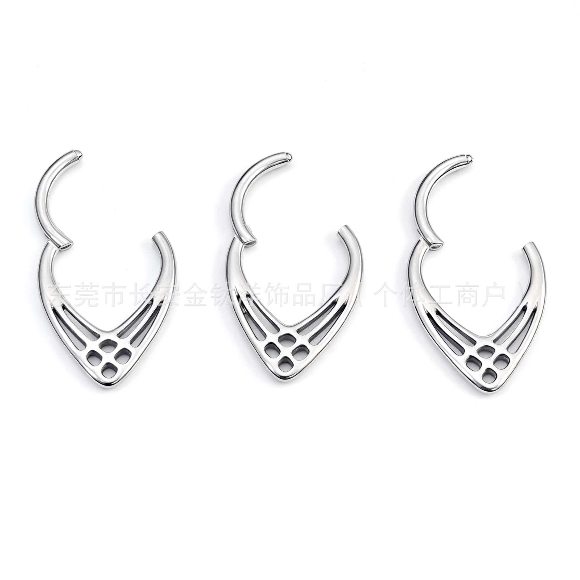 Labret piercing jewelry detail image
