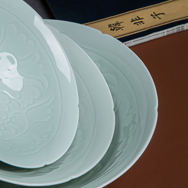 Jingdezhen imitation Song Celadon River Fresh Bowl Household Noodle…