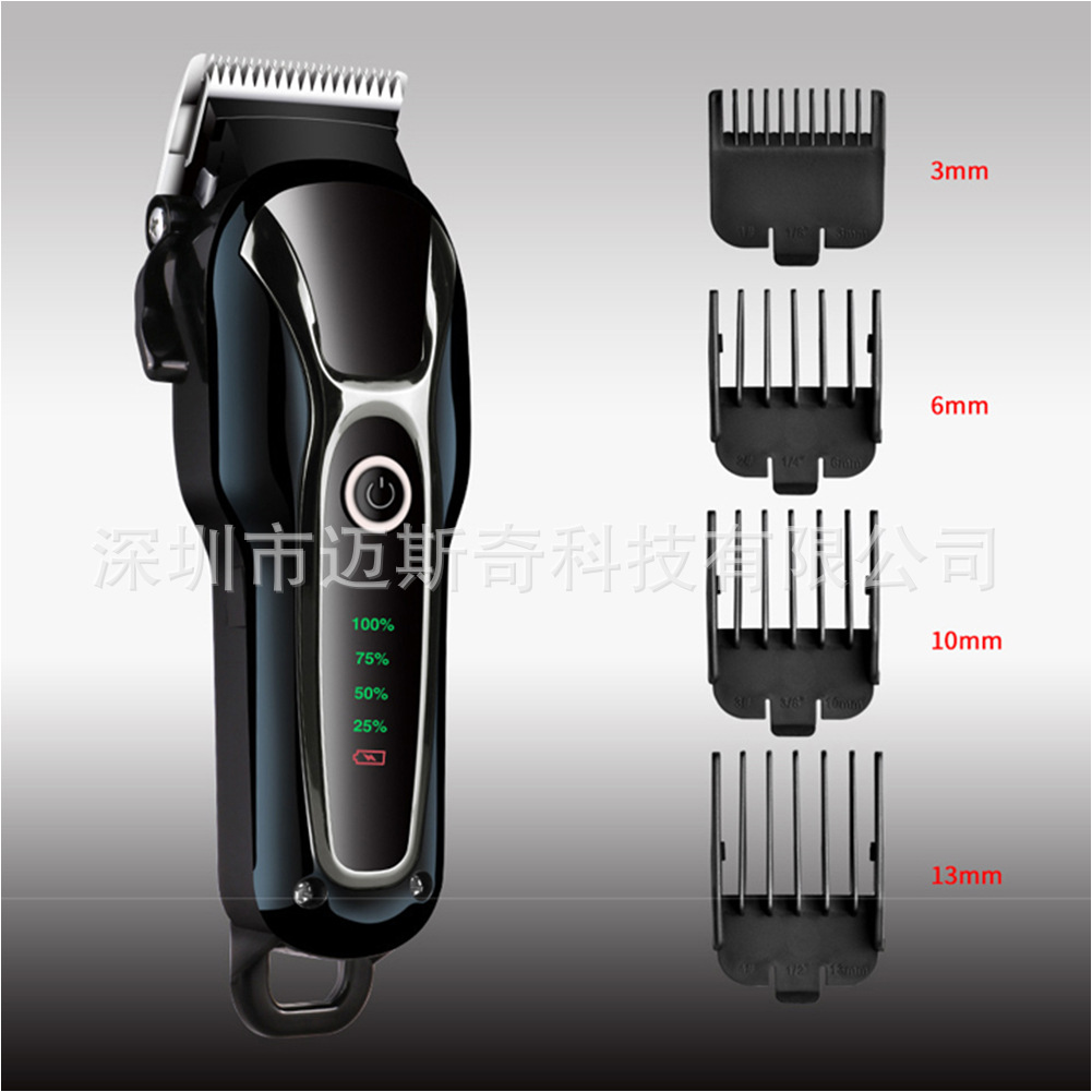 硬汉男士理发器 家用方便的 USB 充电强有力的马达电池无线理发器