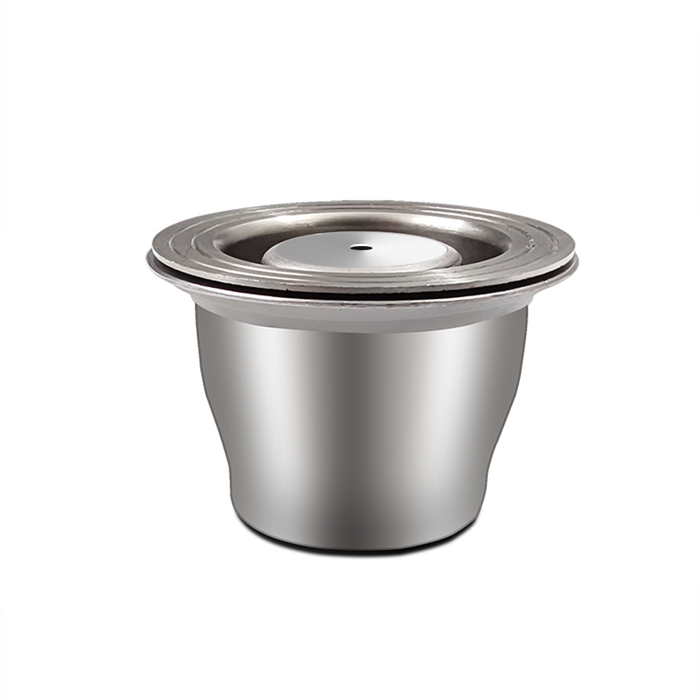 Nestle Nespresso Cápsula de café Shell filtro reutilizable con creativo cuchara de acero inoxidable martillo