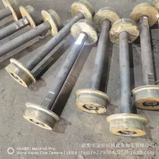厂家生产矿车轮 轨道轮 铸钢轨道轮 直径250高频淬火轨道轮