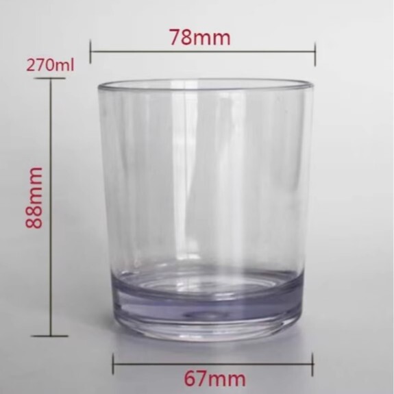アクリルカップ透明プラスチックストレートカップレストランホテルティーカップ飲料ジュースカップ落下防止商業|undefined