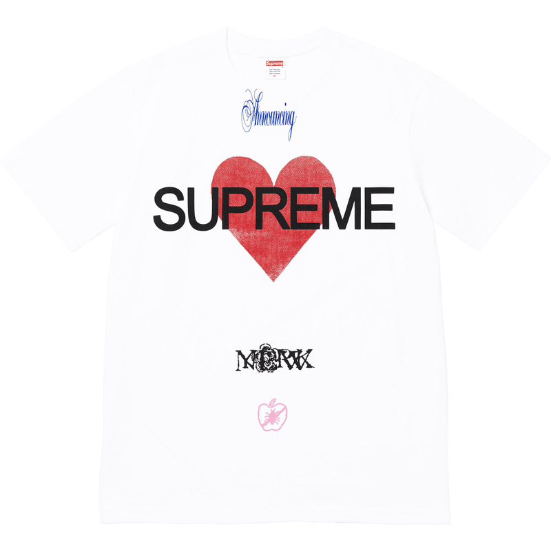 SUP潮牌SS25  Short-sleeved T-shirt 美潮街潮短袖T恤|undefined