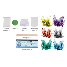 跨境益智水晶种植科学实验儿童早教动手DIY实验探索启智玩具