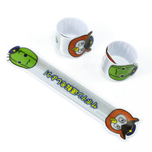 厂家反光啪啪圈手环 儿童卡通怀旧反光拍拍器手腕带