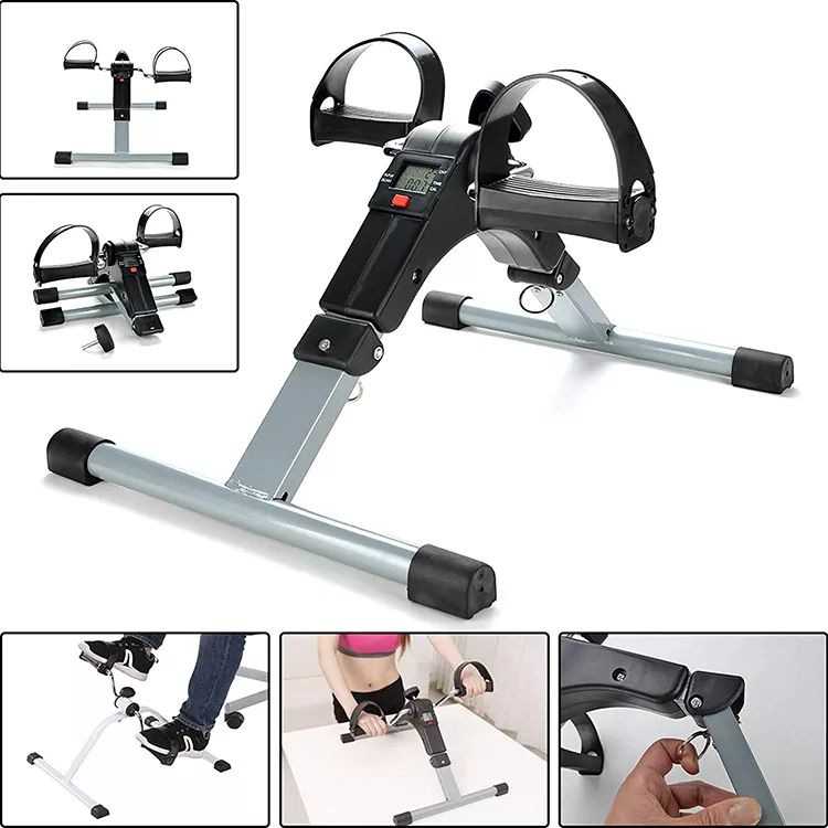Cross-Border Mini Foldable Upper and Lower Limb Trainer for Elderly Indoor Leg Rehabilitation Portable Exercise Bike Mini Cycle
