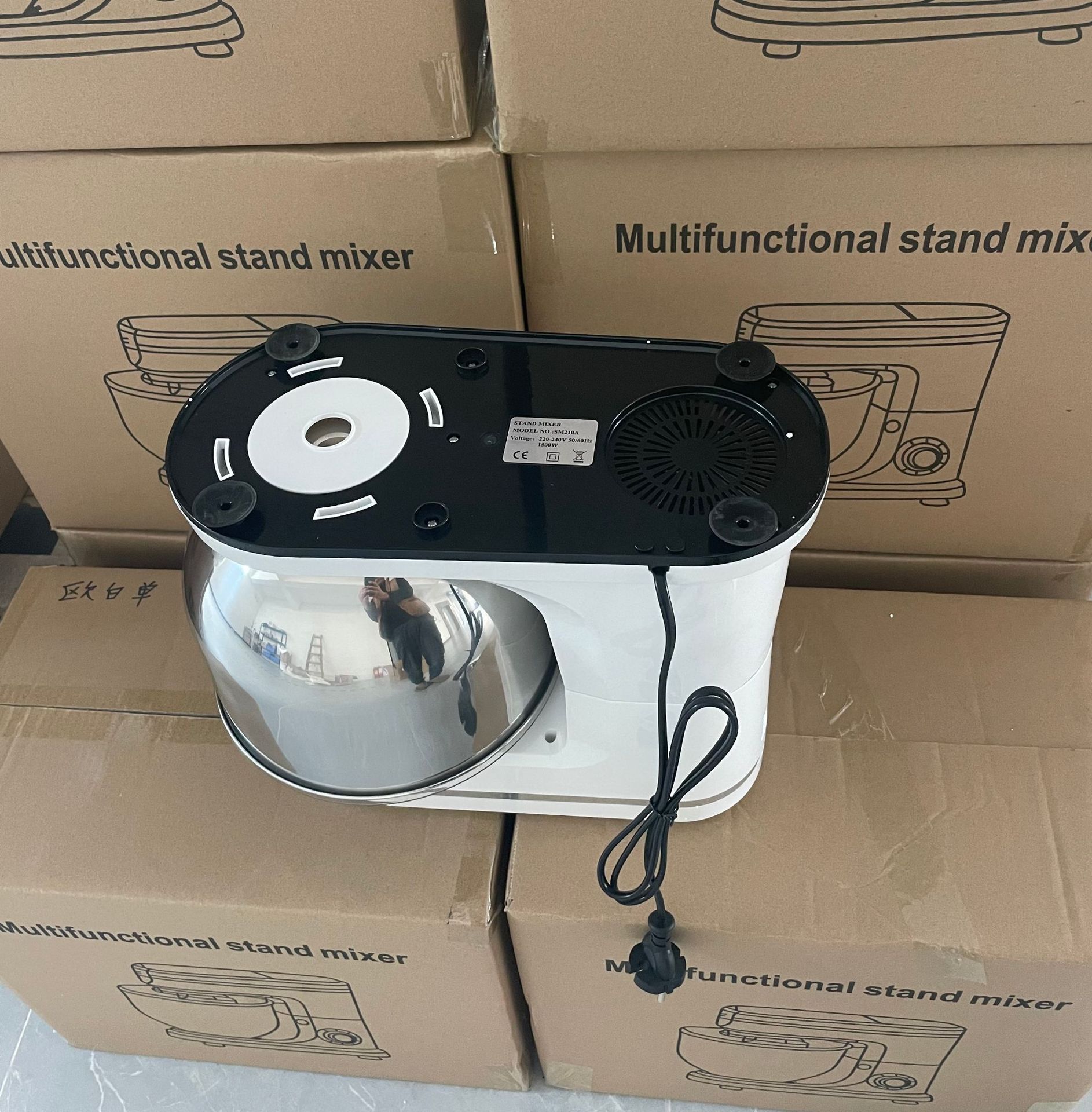Bargain Export Chef Machine Small Dough Mixer Fully Automatic Kneading Machine Timer Multifunctional Mixer Egg Beater