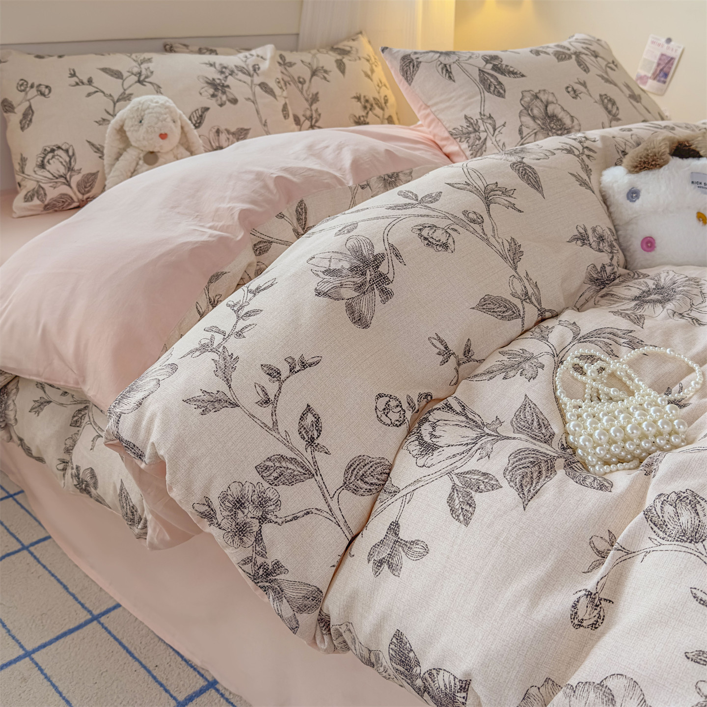 Cama de algodón 100% algodón puede dormir desnudo casa doble colcha cubierta de cuatro estaciones universal 2025 nuevo