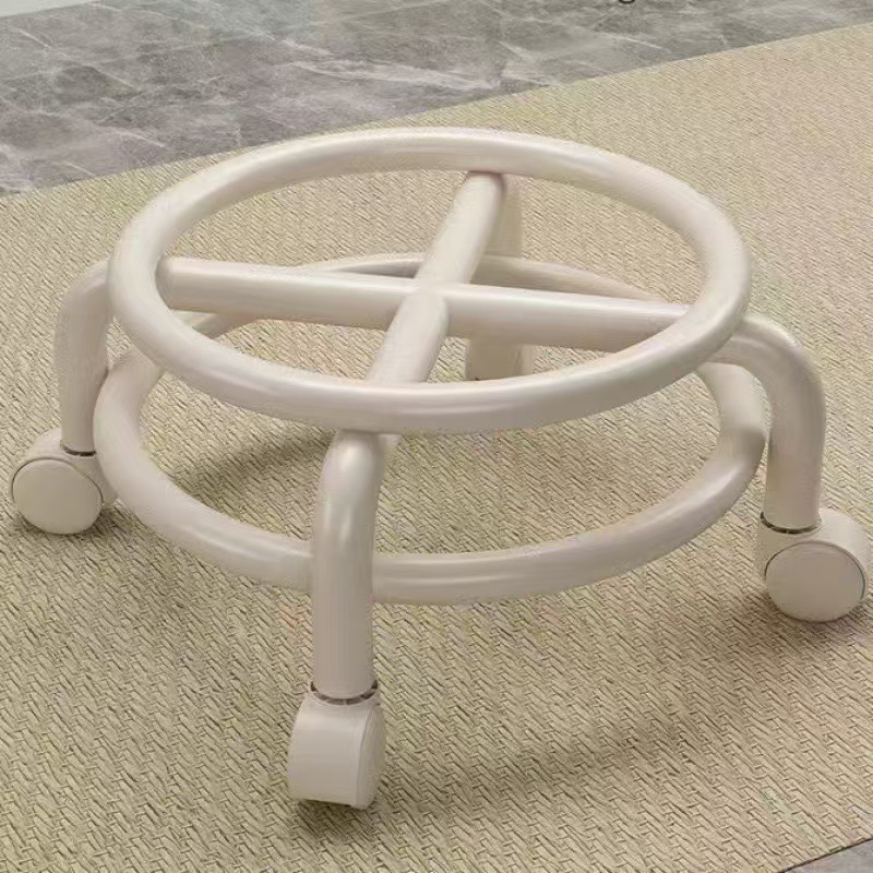 万向轮小凳子坐久不累的小板凳凳子家用滑轮矮凳椅子儿童学步矮凳|undefined