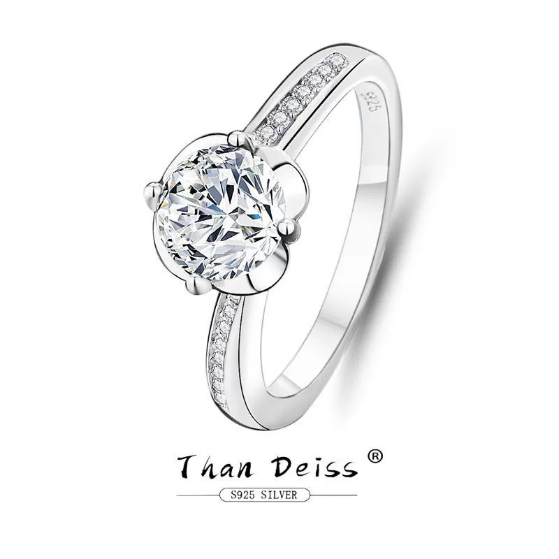 Обручальное кольцо с вставкой камня, действительно кольцо с камнем, образец серебро 925, прямые продажи с завода, 1 карат