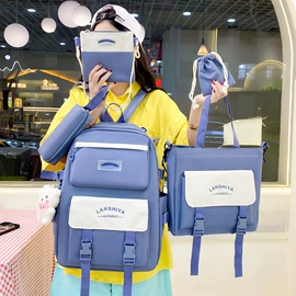 中大学生书包;休闲背包;通用双肩背包