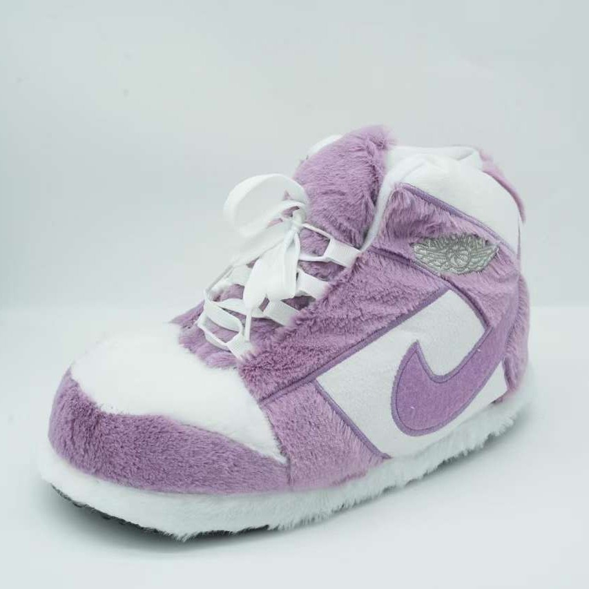 aj1 zapatillas de algodón de coco 1 zapatos de algodón de vuelta al futuro zapatos de pan impermeable y cálido hogar peludo pareja hogar