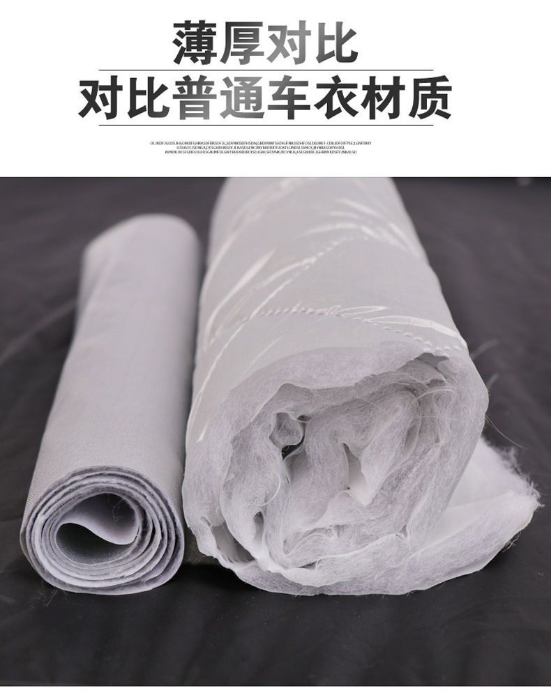 Anti-hailing Extra Thick Cotton Quilt Car Cover, Cold-resistant and Warm in Winter, Cotton-storm-resistant and Snow-resistant All-purpose Car Cover