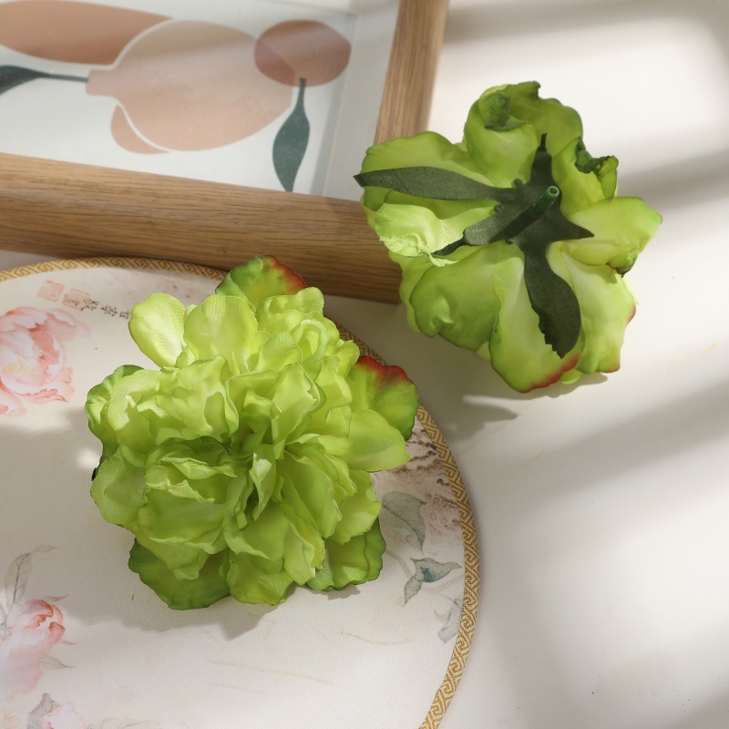 DIY手シミュレーション焼辺牡丹帽子服アクセサリー花花頭絹花偽花結婚祝い花壁装飾|undefined