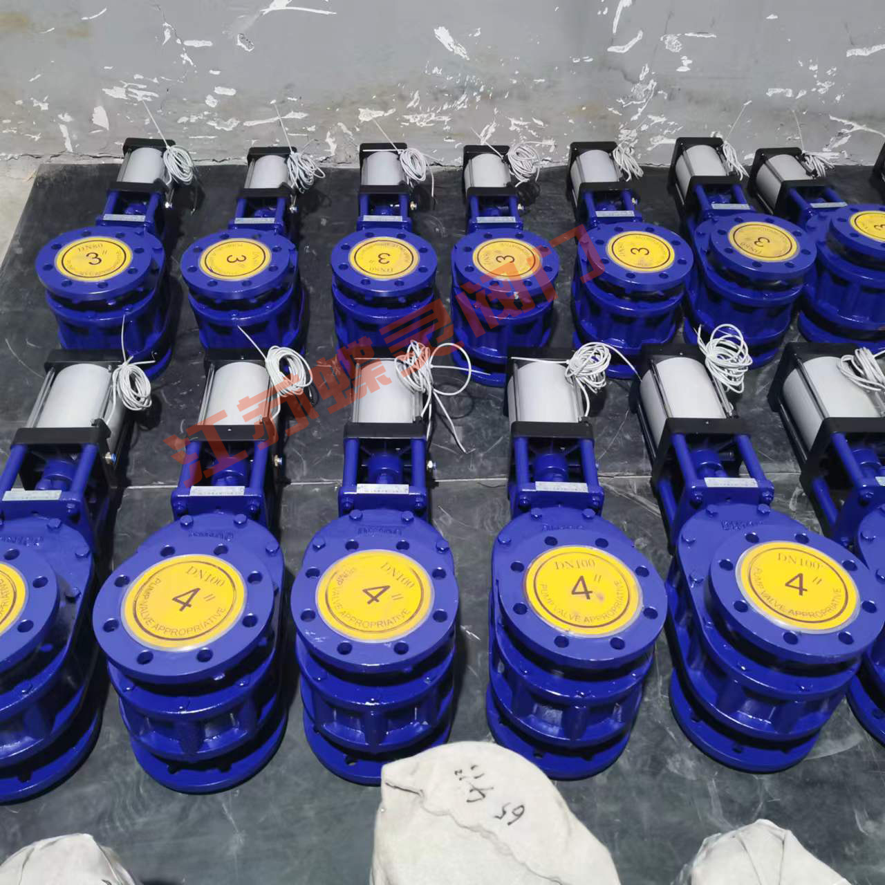 Z644TC-10C陶瓷平行双闸板闸阀 DN40干灰气动耐磨闸阀