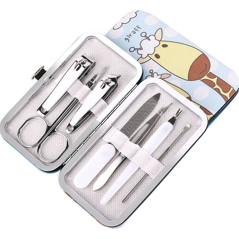 Креативный интернет-Красный мультфильм производители 7 кусачек для ногтей портативные маникюрные инструменты для ногтей домашние кусачки для ногтей костюм