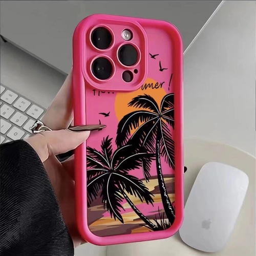 Landscape coconut tree suitable for Huawei Mate 60 Pro anti-drop P60 phone case nova 12 niche Honor 90 soft