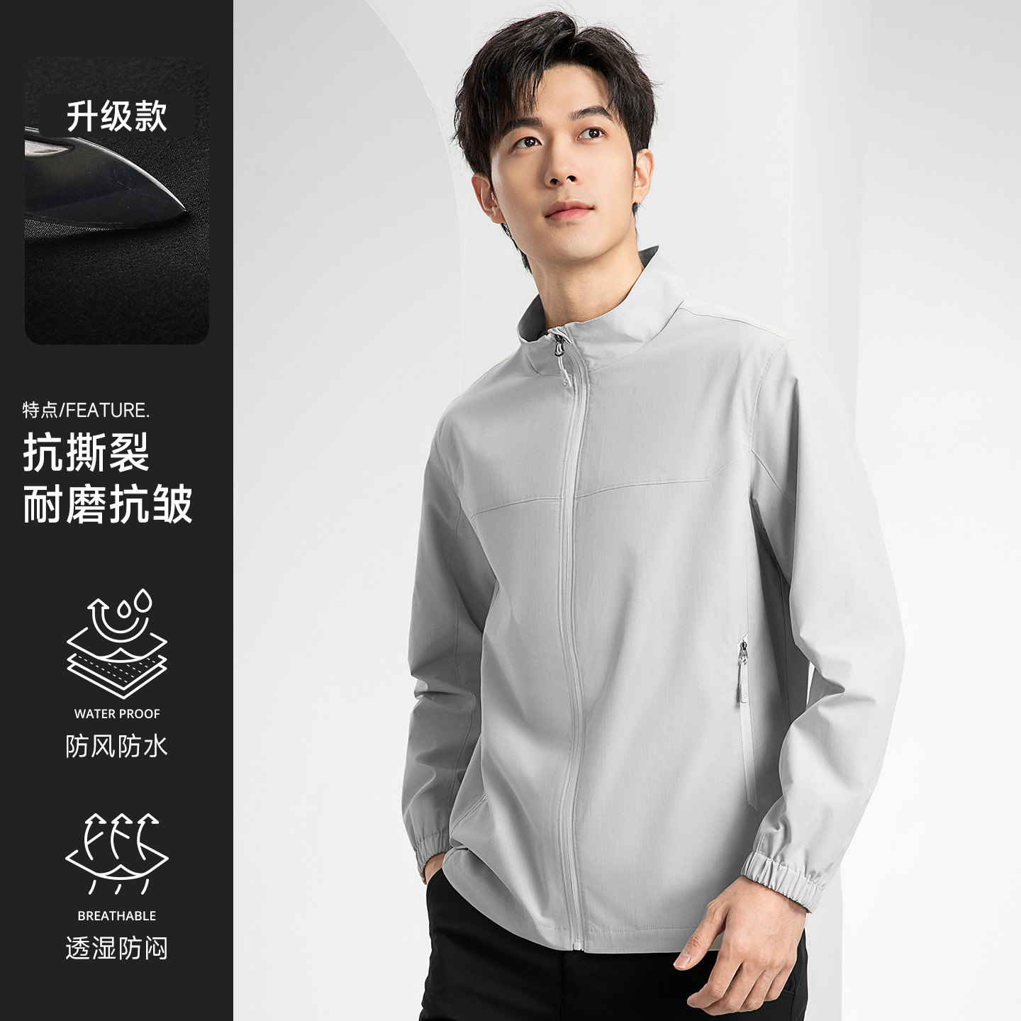 Ropa de trabajo de carga a prueba de viento, ropa de trabajo personalizada, logotipo de impresión, Oficina corporativa, ropa de trabajo del Grupo de empleados, chaqueta personalizada