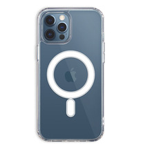 适用苹果iPhone XR手机套iPhone XS MAX手机壳无线充磁吸直边透明