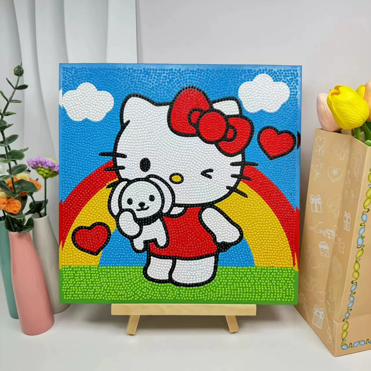 Бесплатная доставка/Новые 30*30 Алмазная живопись Diy Точечная алмазная живопись Детская ручная кладь Мозаика и Каменная живопись Спальня Декор Картина Оптовая