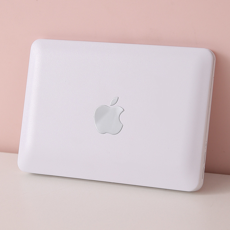 クリエイティブミニコンピュータ小型ミラーラップトップポータブル折りたたみアップル化粧鏡ミラー|undefined