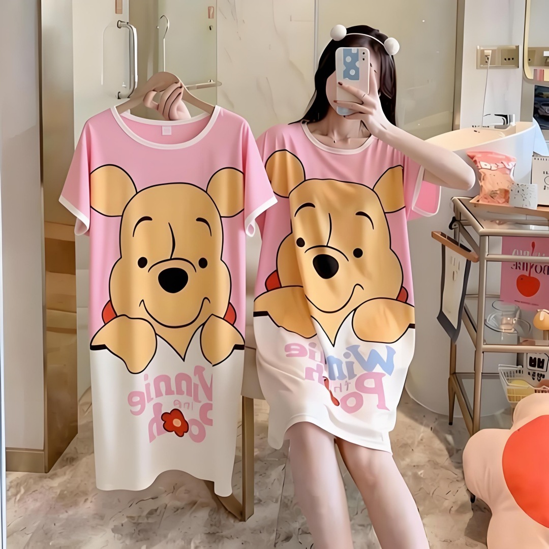 1246-Pink Big Head Winnie the Pooh
