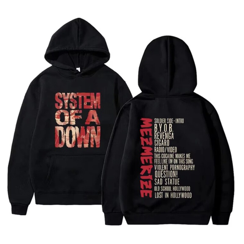 【Cross-Border European Code】A down Mezmerize Album Graphic Hoodie for Men and Women