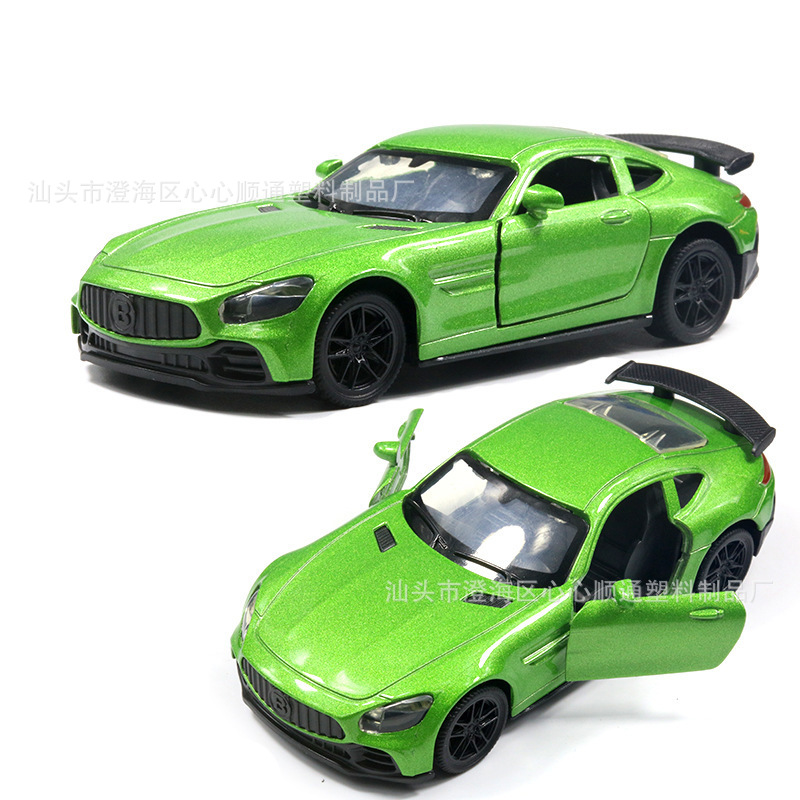 Return fuerza a granel aleación modelo de coche puerta abierta coche de juguete para niños niño decoración de pastel al por mayor