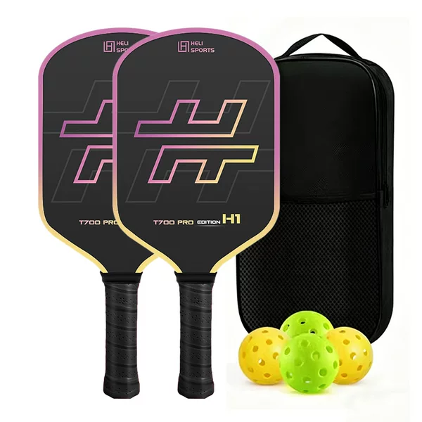 Carbon fiber T700 full set pickleball racket, customizable