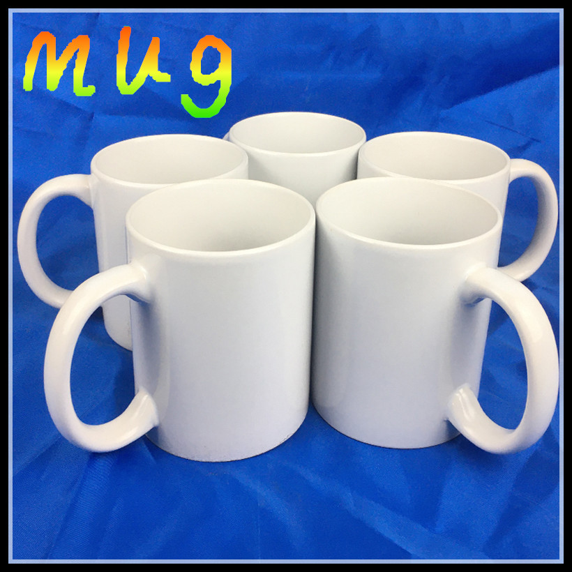 Taza de recubrimiento de cerámica, transferencia térmica, taza blanca de 11oz, taza de sublimación térmica, taza de cerámica de grado AAA, logotipo impreso