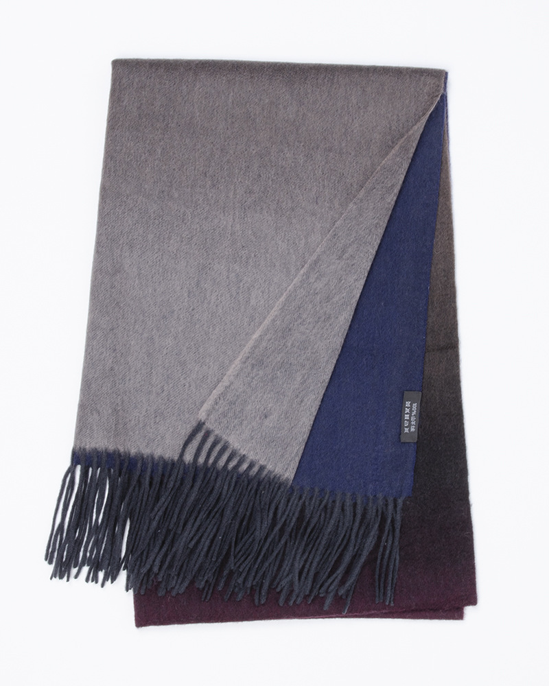 Mongolia Interior nuevo estilo 35 ancho bufanda de cachemira pura otoño e invierno engrosada hombres y mujeres de manga larga degradada europea y americana