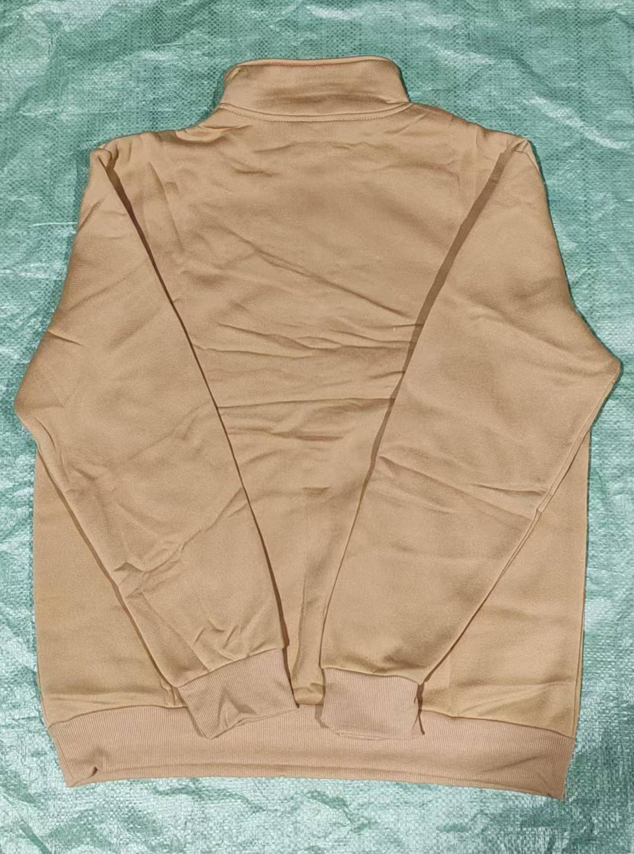 Retro Half Zip Sweatshirt For Men With Patchwork Embroidery_voghion.com