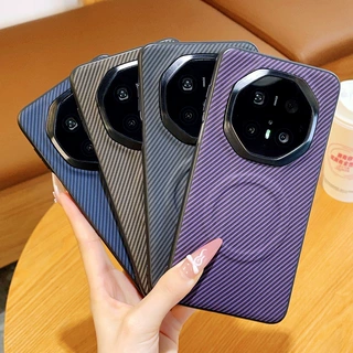 适用华为Mate80RS磁吸手机壳碳纤纹mate50rs/40rs保护套60RS软边
