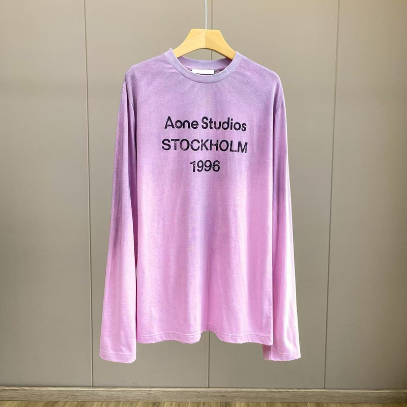 正しいバージョン 25 新しい An レター長袖 T シャツ 1996 デジタル印刷古い綿長袖ルーズ T シャツ男性と女性用|undefined