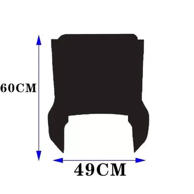 Pure Black No. 9 Foot Pads, Full Range of Electric Vehicle Foot Pads, Non-Slip and Thickeneded Mzmix/Nzmix Electric Vehicle Foot Pads (Electric vehicle foot mat) - no-9-mzmixnzmix-long-style