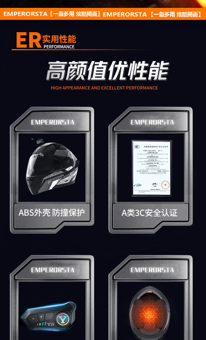 Suitable for Men's Motorcycle Helmets, Winter Built-In Bluetooth Headsets, Anti-Fog and Warm Motorcycles, Safe for All Seasons