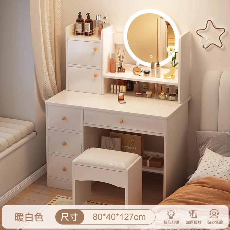 Escritorio de computadora, comedor, dormitorio simple, escritorio moderno, mesa de maquillaje, gabinete de maquillaje, espejo de cama, nuevo