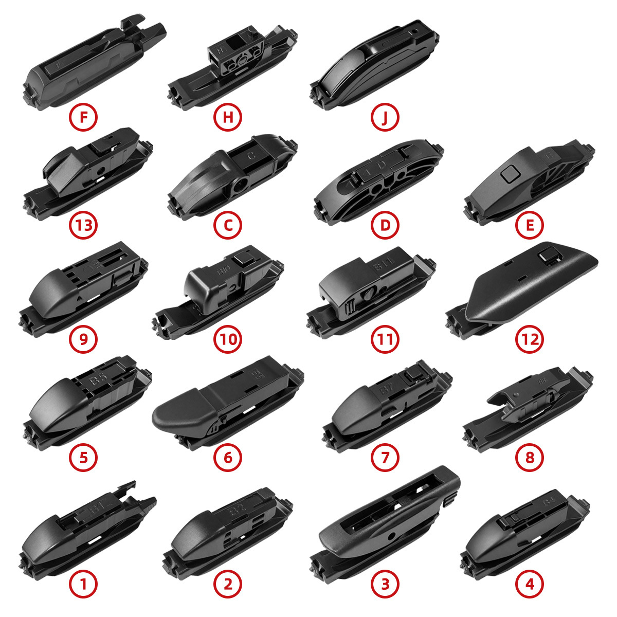 Dual-Blade Wipers for Cars, Frameless Wipers, High-Definition, Silent, Universal, Multiple Interfaces Available, Direct Factory Sales, Cross-Border Supply