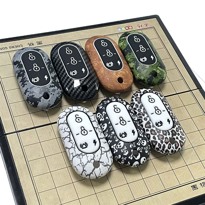 适用雅迪电动车钥匙套冠能m5/m6/m3/q6/e8/dm1电瓶车遥控器外壳扣
