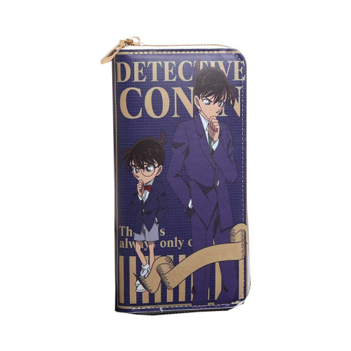 Name Detective Conan Cartoon Anime Merchandise Children's Coin Pouch Zero Wallet Long-lasting Portable Boy Men Wallet