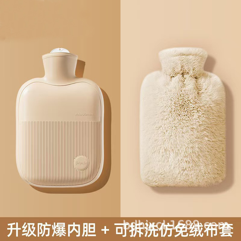 热水袋注水女热敷暖肚子大小号暖水袋灌水暖手宝冲水暖手袋Q3046|undefined