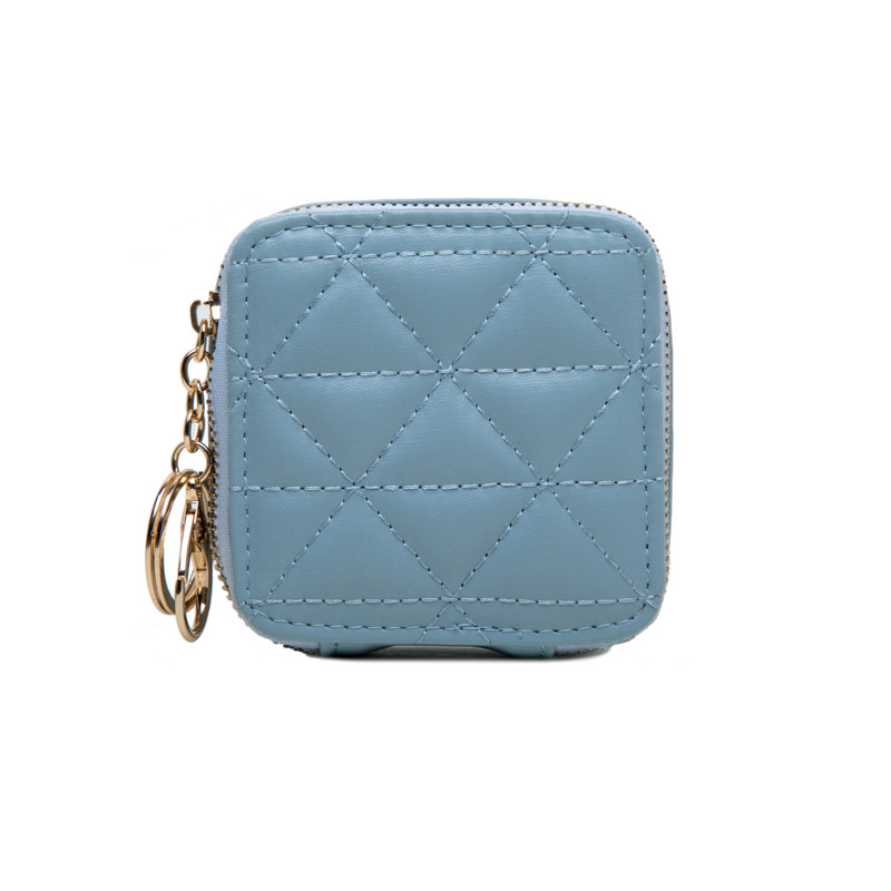 2023 Women's Red Envelope Fashion Portable Storage HD Mirror Small Zero Wallet Makeup Key Bag_voghion.com