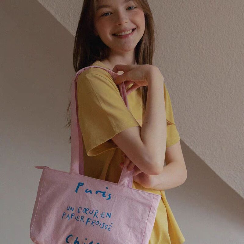 [Yuruui Designer] Korean Hotel 827 Colorful Cotton Cloud Bag Tote Bag Computer Bag Handbag