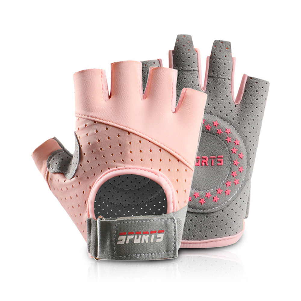 Guantes de fitness yoga para mujer bicicleta dinámica antideslizante medio dedo transpirable equipo resistente al desgaste Dumbbell Training deportes al aire libre hombres