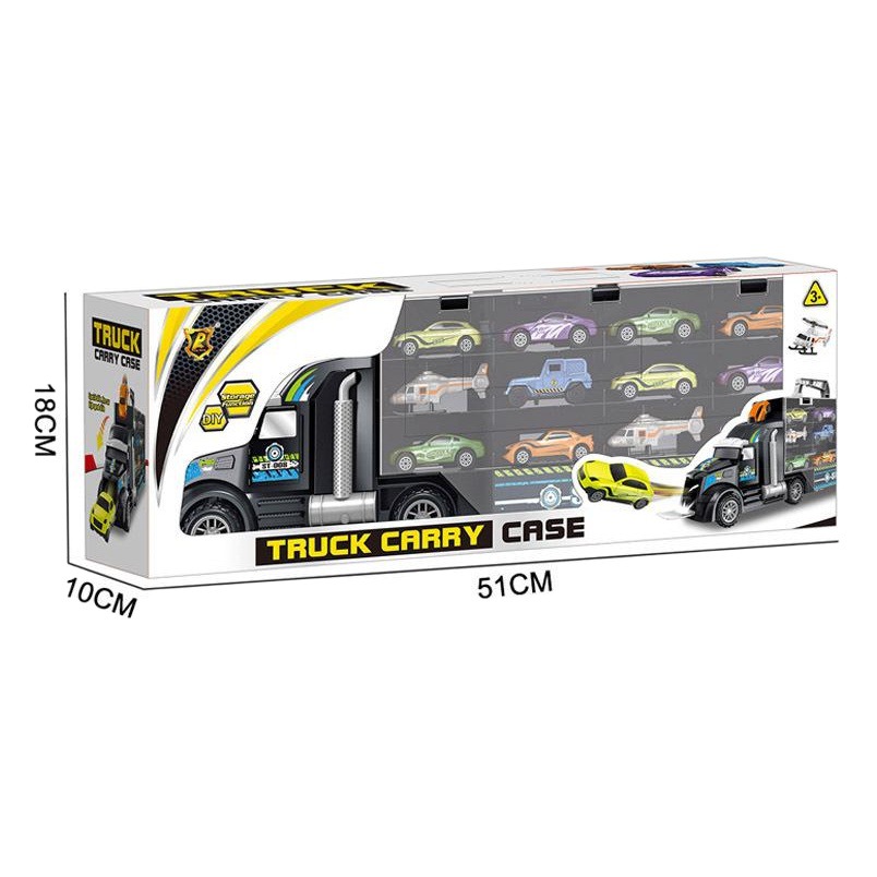 Juguete de almacenamiento para niños camión contenedor de coche contenedor de dinosaurio cabeza de coche P858-A deslizante Venta caliente transfronteriza