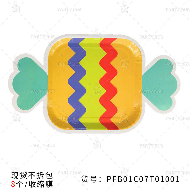 Set de vajilla desechable para fiestas, platos y cubiertos especiales, ideal para eventos